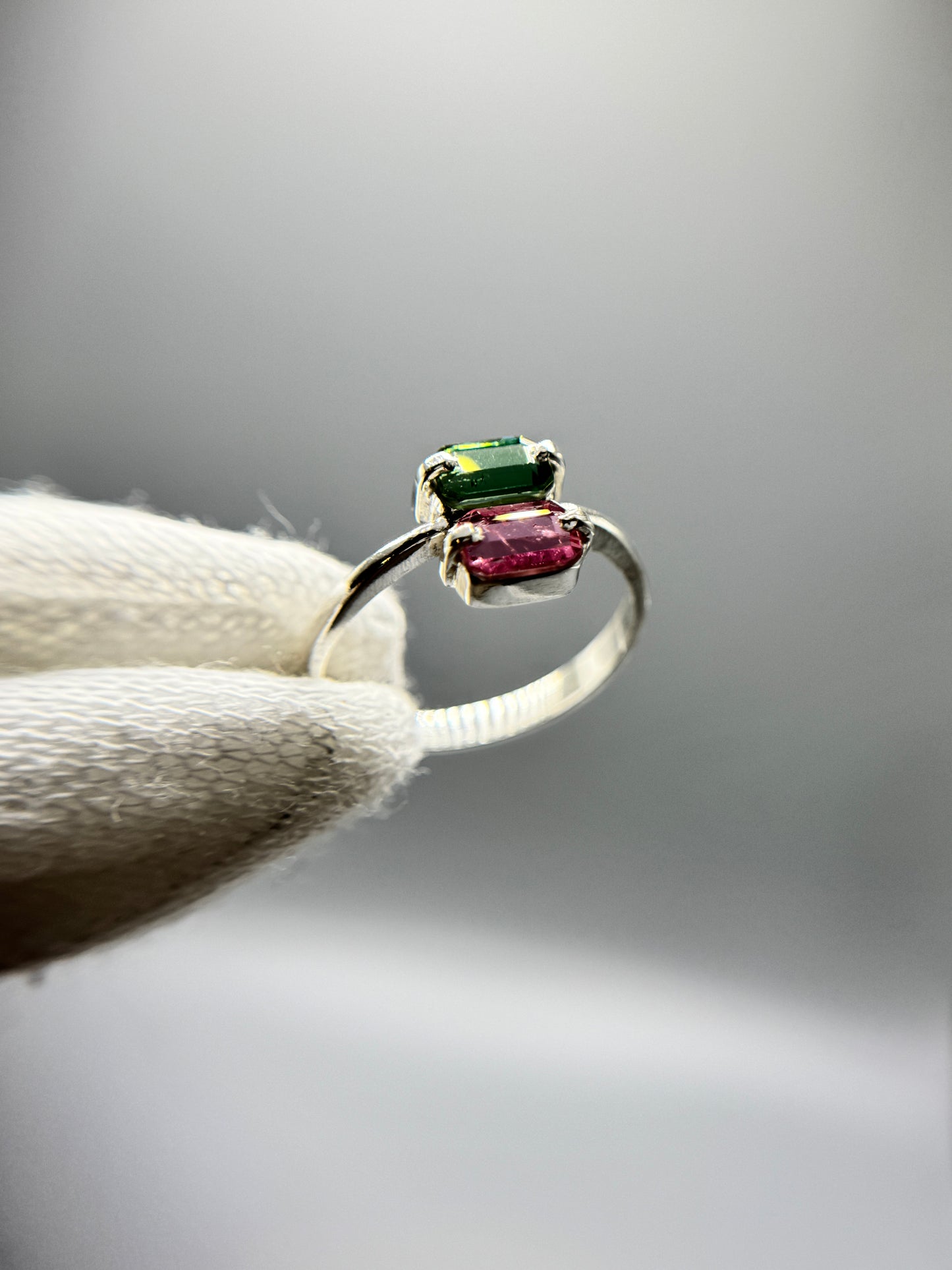 Tourmaline Gemstone - Silver Ring