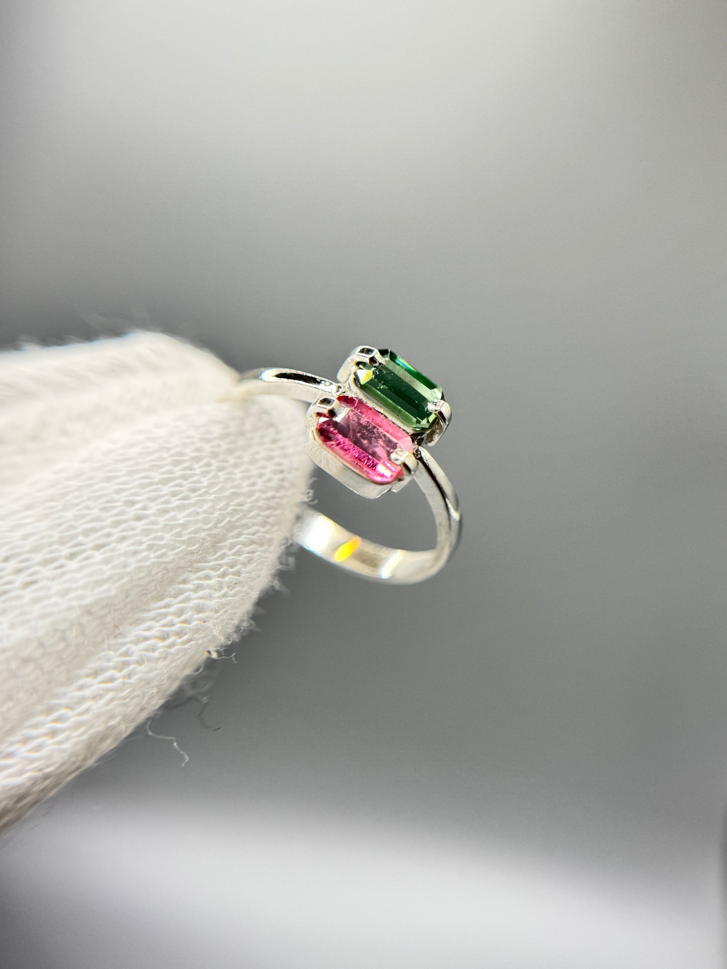 Tourmaline Gemstone - Silver Ring