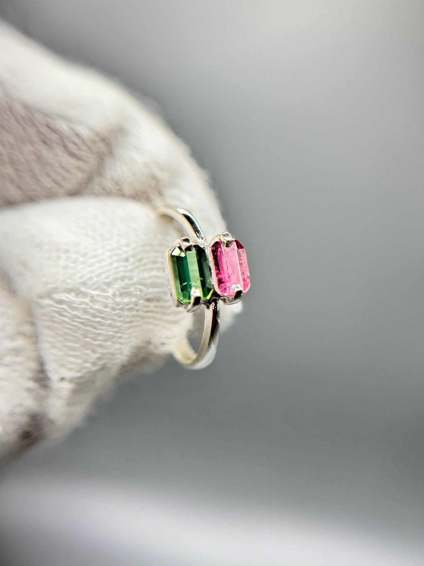 Tourmaline Gemstone - Silver Ring
