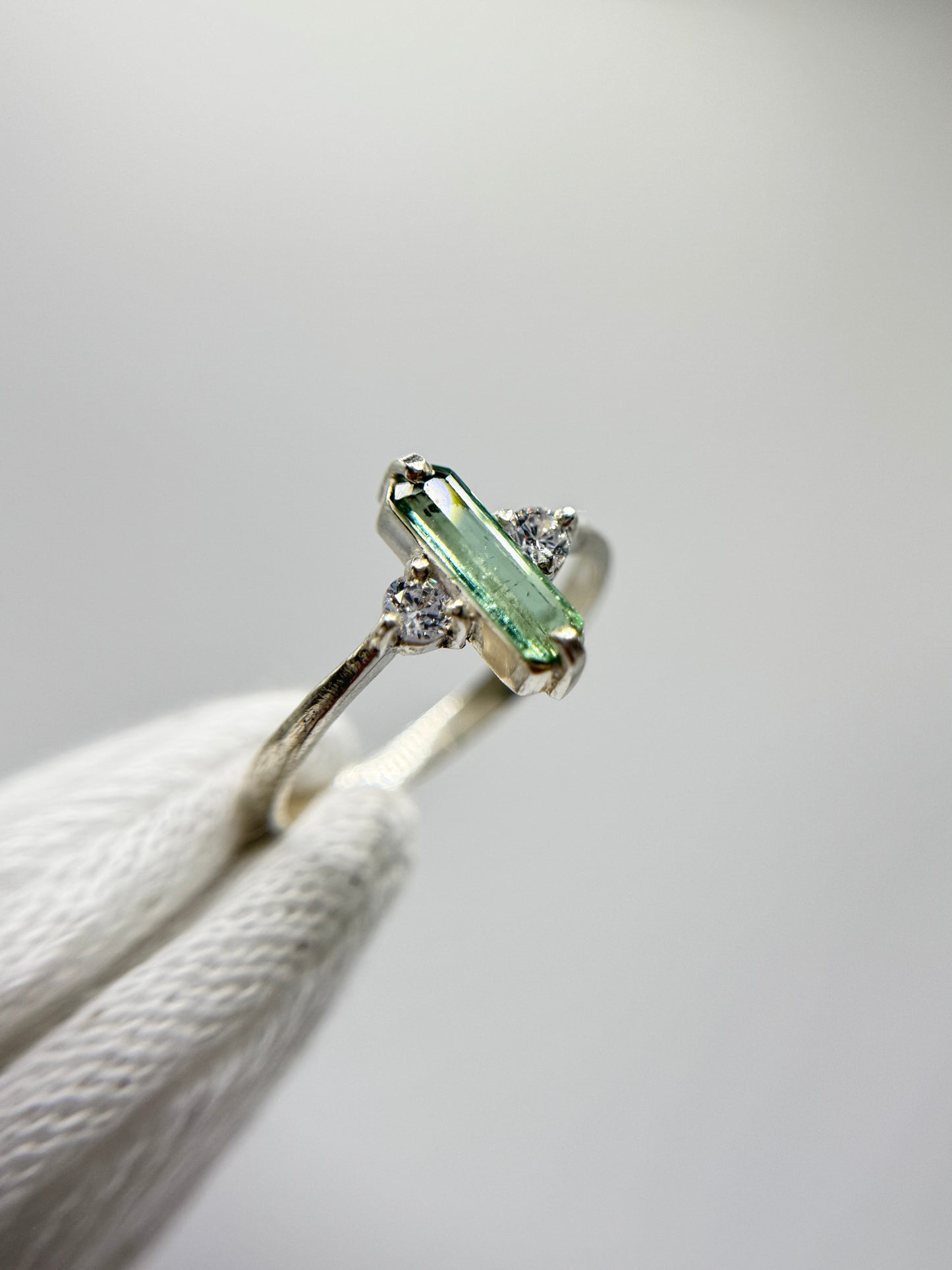 Tourmaline Gemstone Silver Ring