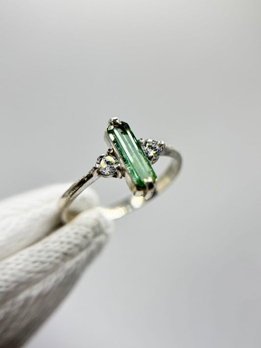 Tourmaline Gemstone Silver Ring