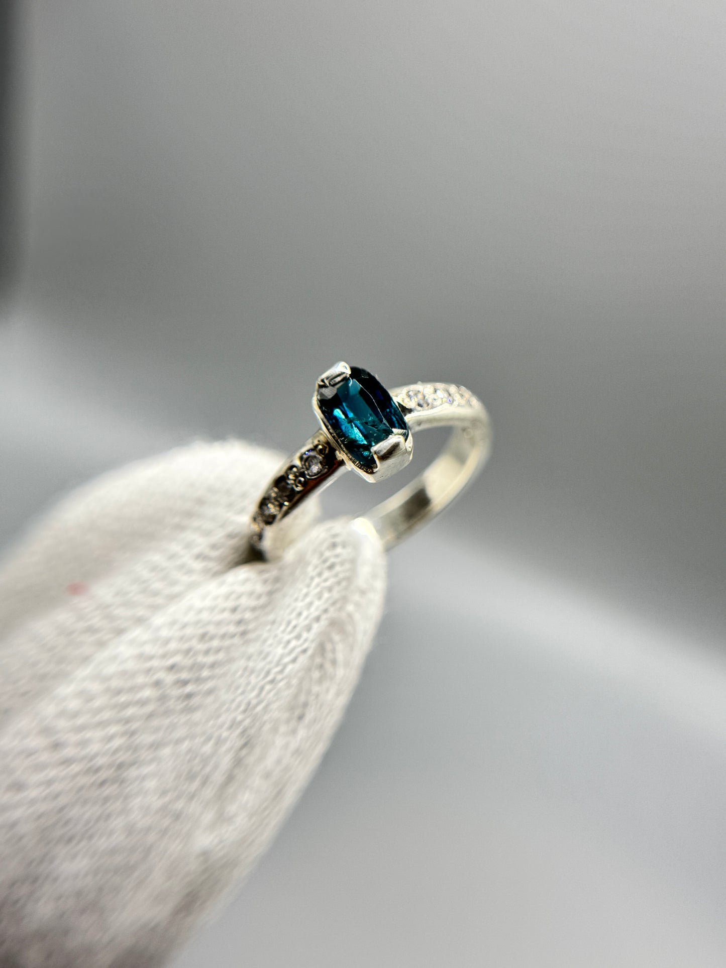 Tourmaline Gemstone - Silver Ring