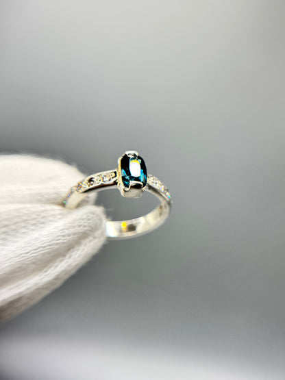 Tourmaline Gemstone - Silver Ring