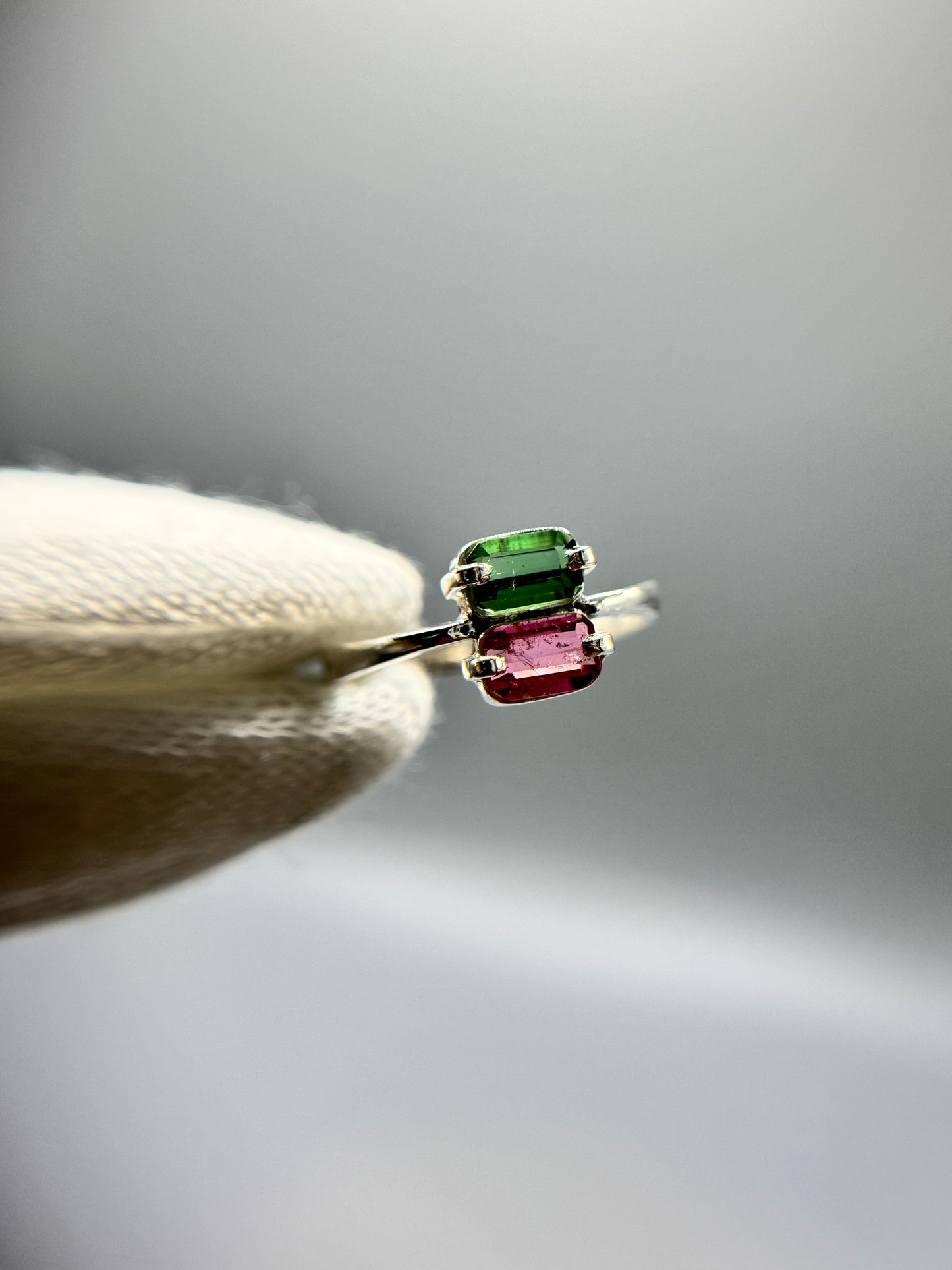 Tourmaline Gemstone - Silver Ring