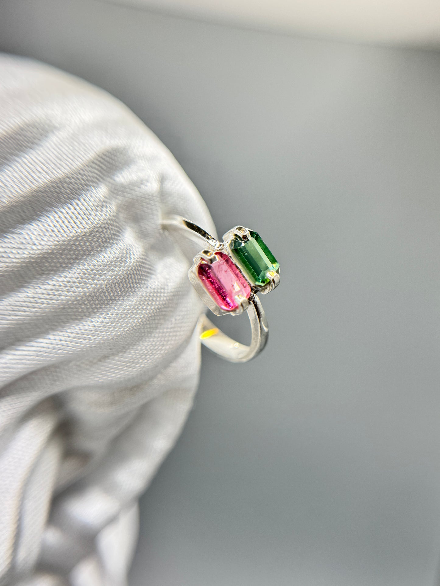 Tourmaline Gemstone - Silver Ring