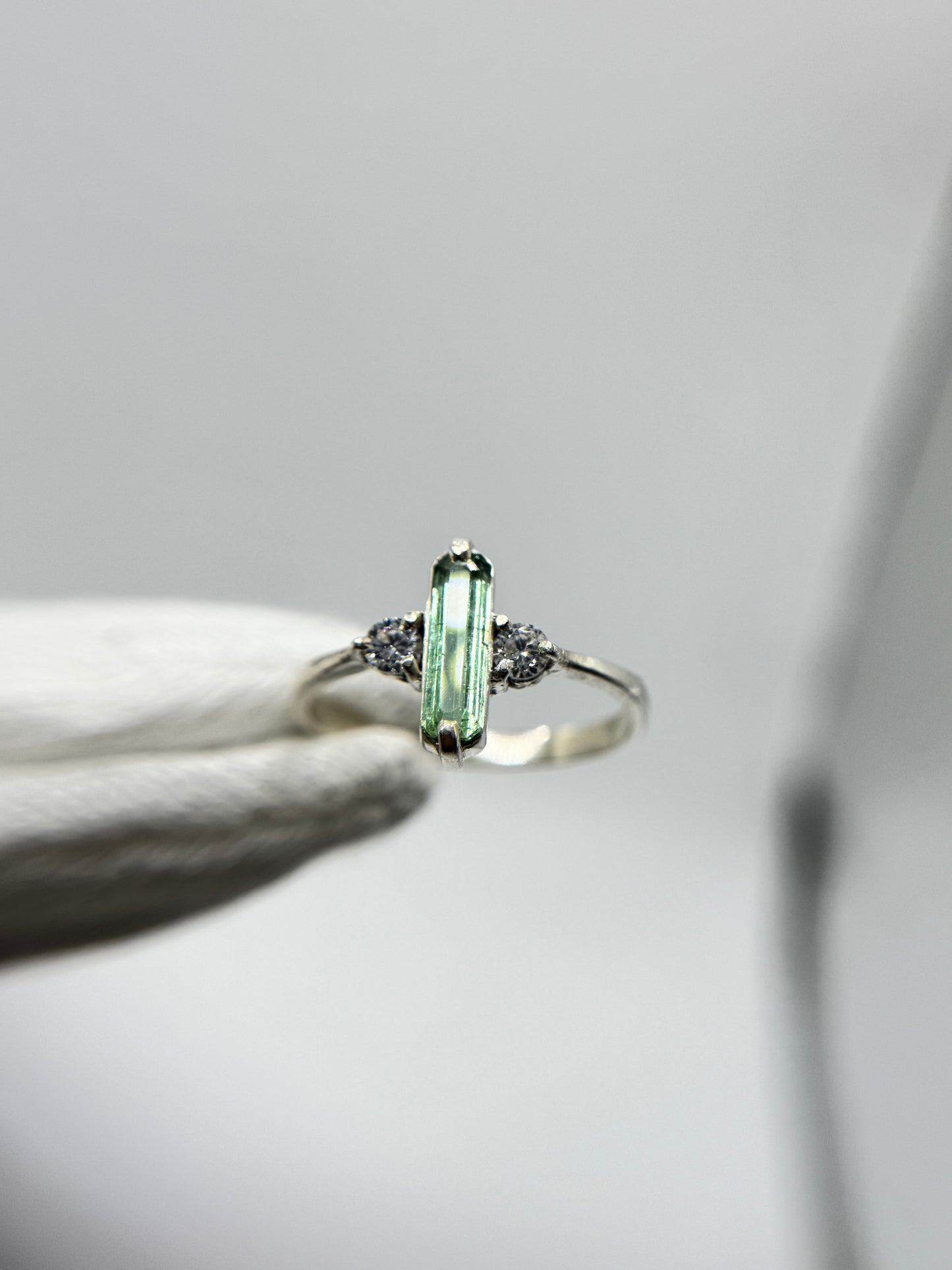 Tourmaline Gemstone Silver Ring
