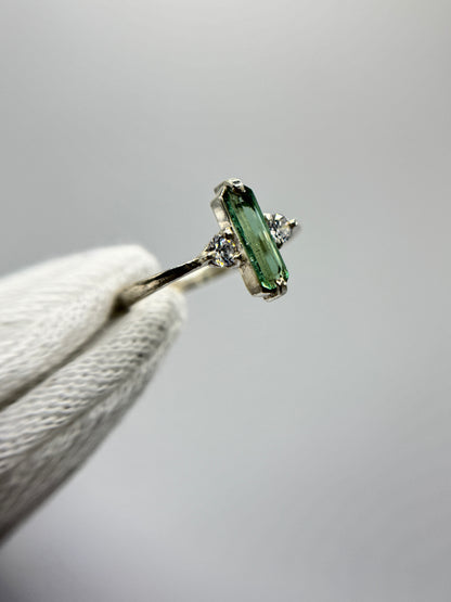 Tourmaline Gemstone Silver Ring