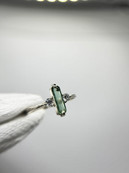 Tourmaline Gemstone Silver Ring